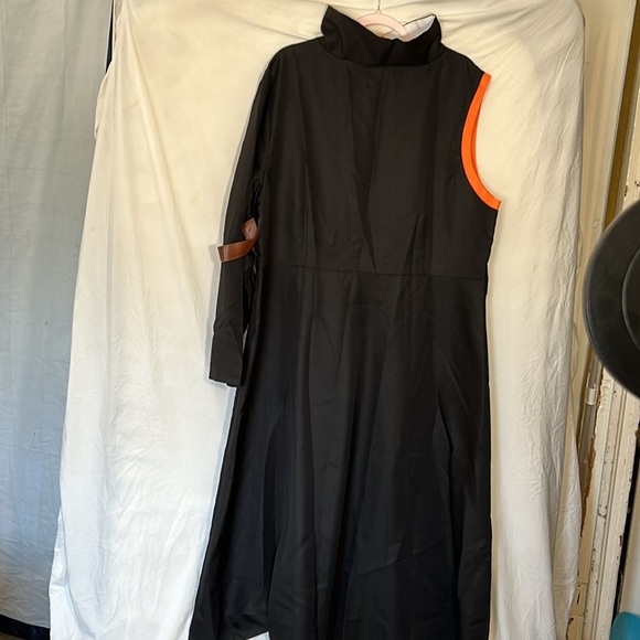 NWT Anime Natsu Dragneel Miccostumes size XL Black and Orange with armband - Picture 8 of 13
